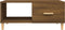 vidaXL - Salontafel - 89,5x50x40 - cm - bewerkt - hout - bruin - eikenkleur