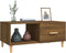 vidaXL - Salontafel - 89,5x50x40 - cm - bewerkt - hout - bruin - eikenkleur
