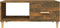 vidaXL - Salontafel - 89,5x50x40 - cm - bewerkt - hout - gerookt - eikenkleurig