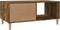 vidaXL - Salontafel - 89,5x50x40 - cm - bewerkt - hout - gerookt - eikenkleurig