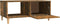 vidaXL - Salontafel - 89,5x50x40 - cm - bewerkt - hout - gerookt - eikenkleurig