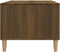 vidaXL - Salontafel - 89,5x50x40 - cm - bewerkt - hout - grijs - sonoma - eikenkleurig