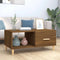 vidaXL - Salontafel - 89,5x50x40 - cm - bewerkt - hout - grijs - sonoma - eikenkleurig