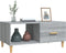 vidaXL - Salontafel - 89,5x50x40 - cm - bewerkt - hout - grijs - sonoma - eikenkleurig