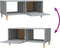 vidaXL - Salontafel - 89,5x50x40 - cm - bewerkt - hout - grijs - sonoma - eikenkleurig