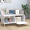 vidaXL - Salontafel - 89,5x50x40 - cm - bewerkt - hout - hoogglans - wit