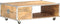 vidaXL - Salontafel - 89x59x33 - cm - massief - ruw - mangohout