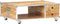 vidaXL - Salontafel - 89x59x33 - cm - massief - ruw - mangohout