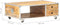 vidaXL - Salontafel - 89x59x33 - cm - massief - ruw - mangohout
