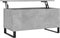 vidaXL - Salontafel - 90x44,5x45 - cm - bewerkt - hout - betongrijs