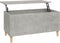 vidaXL - Salontafel - 90x44,5x45 - cm - bewerkt - hout - betongrijs