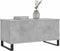 vidaXL - Salontafel - 90x44,5x45 - cm - bewerkt - hout - betongrijs