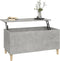vidaXL - Salontafel - 90x44,5x45 - cm - bewerkt - hout - betongrijs