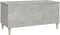 vidaXL - Salontafel - 90x44,5x45 - cm - bewerkt - hout - betongrijs