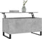 vidaXL - Salontafel - 90x44,5x45 - cm - bewerkt - hout - betongrijs