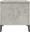 vidaXL - Salontafel - 90x44,5x45 - cm - bewerkt - hout - betongrijs
