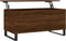 vidaXL - Salontafel - 90x44,5x45 - cm - bewerkt - hout - bruin - eikenkleur