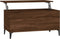 vidaXL - Salontafel - 90x44,5x45 - cm - bewerkt - hout - bruin - eikenkleur