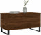 vidaXL - Salontafel - 90x44,5x45 - cm - bewerkt - hout - bruin - eikenkleur