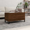 vidaXL - Salontafel - 90x44,5x45 - cm - bewerkt - hout - bruin - eikenkleur