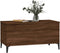 vidaXL - Salontafel - 90x44,5x45 - cm - bewerkt - hout - bruin - eikenkleur