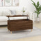 vidaXL - Salontafel - 90x44,5x45 - cm - bewerkt - hout - bruin - eikenkleur