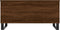 vidaXL - Salontafel - 90x44,5x45 - cm - bewerkt - hout - bruin - eikenkleur