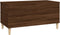 vidaXL - Salontafel - 90x44,5x45 - cm - bewerkt - hout - bruin - eikenkleur