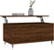 vidaXL - Salontafel - 90x44,5x45 - cm - bewerkt - hout - bruin - eikenkleur