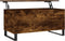 vidaXL - Salontafel - 90x44,5x45 - cm - bewerkt - hout - gerookt - eikenkleurig