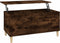 vidaXL - Salontafel - 90x44,5x45 - cm - bewerkt - hout - gerookt - eikenkleurig