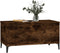 vidaXL - Salontafel - 90x44,5x45 - cm - bewerkt - hout - gerookt - eikenkleurig