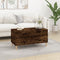 vidaXL - Salontafel - 90x44,5x45 - cm - bewerkt - hout - gerookt - eikenkleurig