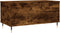 vidaXL - Salontafel - 90x44,5x45 - cm - bewerkt - hout - gerookt - eikenkleurig