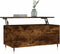 vidaXL - Salontafel - 90x44,5x45 - cm - bewerkt - hout - gerookt - eikenkleurig
