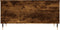 vidaXL - Salontafel - 90x44,5x45 - cm - bewerkt - hout - gerookt - eikenkleurig