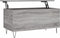 vidaXL - Salontafel - 90x44,5x45 - cm - bewerkt - hout - grijs - sonoma - eikenkleurig