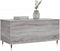 vidaXL - Salontafel - 90x44,5x45 - cm - bewerkt - hout - grijs - sonoma - eikenkleurig