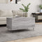 vidaXL - Salontafel - 90x44,5x45 - cm - bewerkt - hout - grijs - sonoma - eikenkleurig