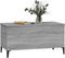 vidaXL - Salontafel - 90x44,5x45 - cm - bewerkt - hout - grijs - sonoma - eikenkleurig