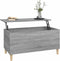 vidaXL - Salontafel - 90x44,5x45 - cm - bewerkt - hout - grijs - sonoma - eikenkleurig