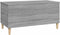 vidaXL - Salontafel - 90x44,5x45 - cm - bewerkt - hout - grijs - sonoma - eikenkleurig