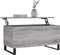 vidaXL - Salontafel - 90x44,5x45 - cm - bewerkt - hout - grijs - sonoma - eikenkleurig