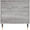 vidaXL - Salontafel - 90x44,5x45 - cm - bewerkt - hout - grijs - sonoma - eikenkleurig