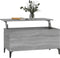 vidaXL - Salontafel - 90x44,5x45 - cm - bewerkt - hout - grijs - sonoma - eikenkleurig