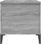 vidaXL - Salontafel - 90x44,5x45 - cm - bewerkt - hout - grijs - sonoma - eikenkleurig