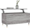 vidaXL - Salontafel - 90x44,5x45 - cm - bewerkt - hout - grijs - sonoma - eikenkleurig
