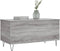 vidaXL - Salontafel - 90x44,5x45 - cm - bewerkt - hout - grijs - sonoma - eikenkleurig