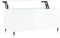 vidaXL - Salontafel - 90x44,5x45 - cm - bewerkt - hout - hoogglans - wit
