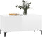 vidaXL - Salontafel - 90x44,5x45 - cm - bewerkt - hout - hoogglans - wit
